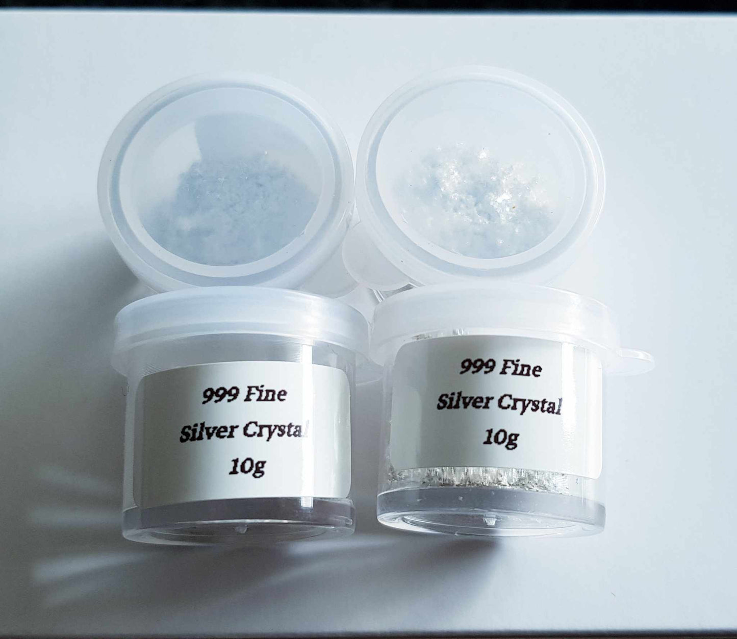 999 Fine Silver Crystals 5 & 10g