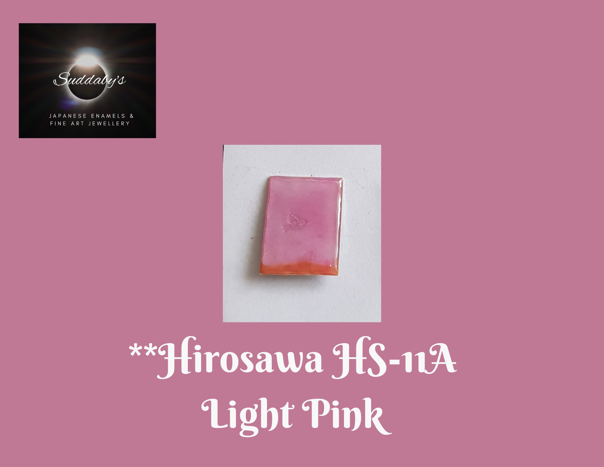 * NEW PRODUCT*Hirosawa HS-11A Japanese Leaded Transparent Enamel Powde ...