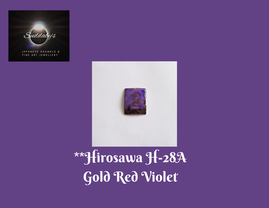 *NEW PRODUCT* Hirosawa H-28A Japanese Vitreous Leaded Transparent Enamel Powders