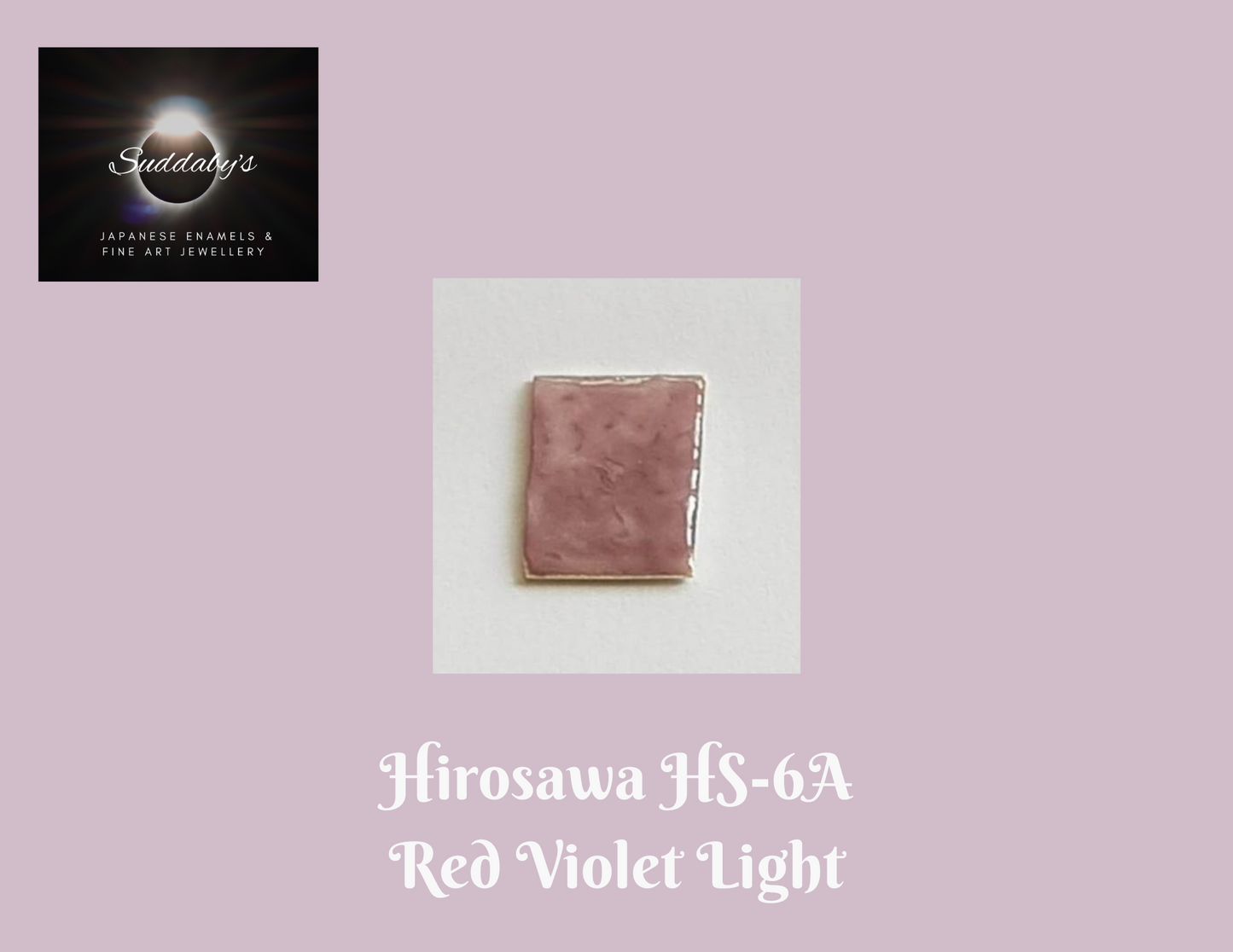 NEW PRODUCT**Hirosawa HS-6A Japanese Leaded Transparent Enamel Powders