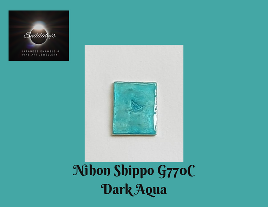 NEW PRODUCT**Nihon Shippo G770C Vitreous Japanese Leaded Transparent  Enamel Powders.